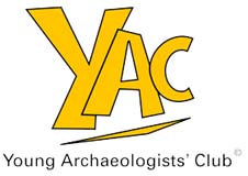 Tactile maps Young Archaeologists Club logo